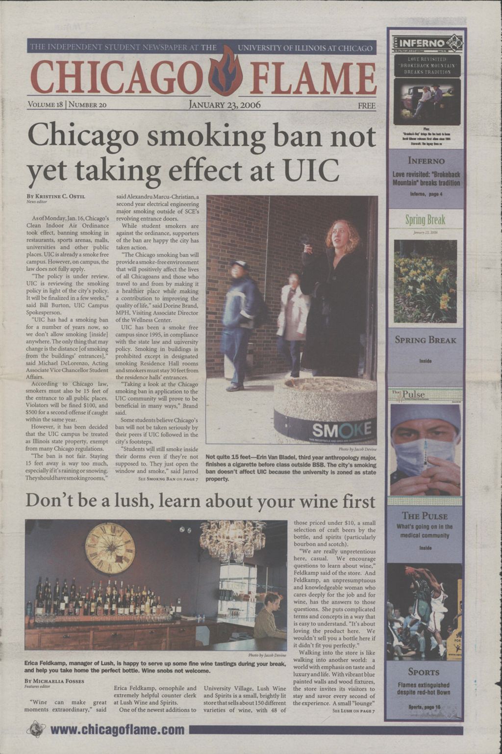 Chicago Flame (January 23, 2006)