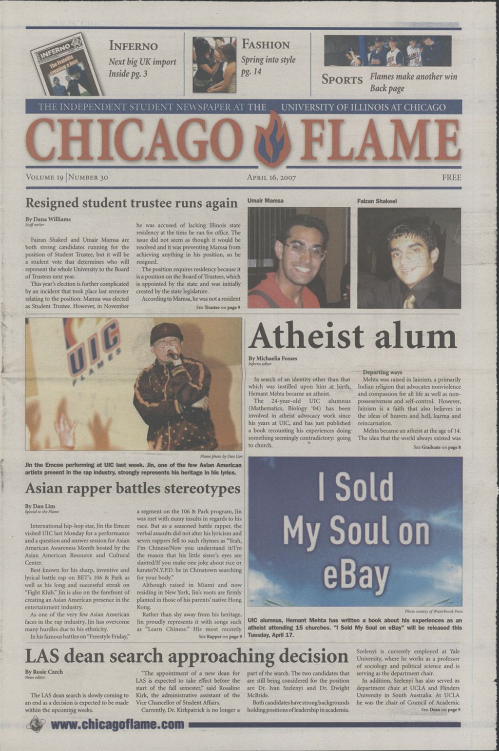 Chicago Flame (April 16, 2007)