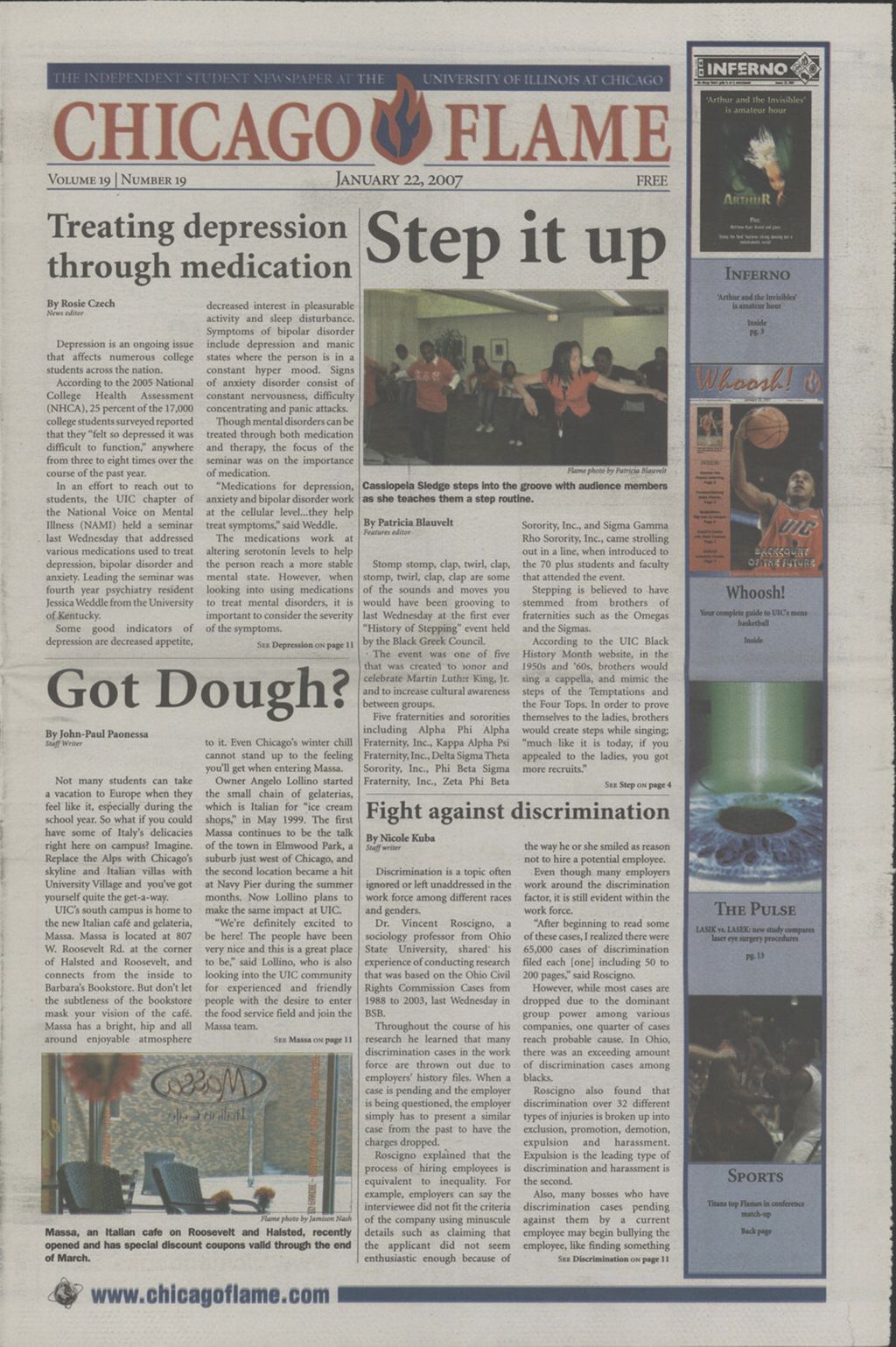 Chicago Flame (January 22, 2007)