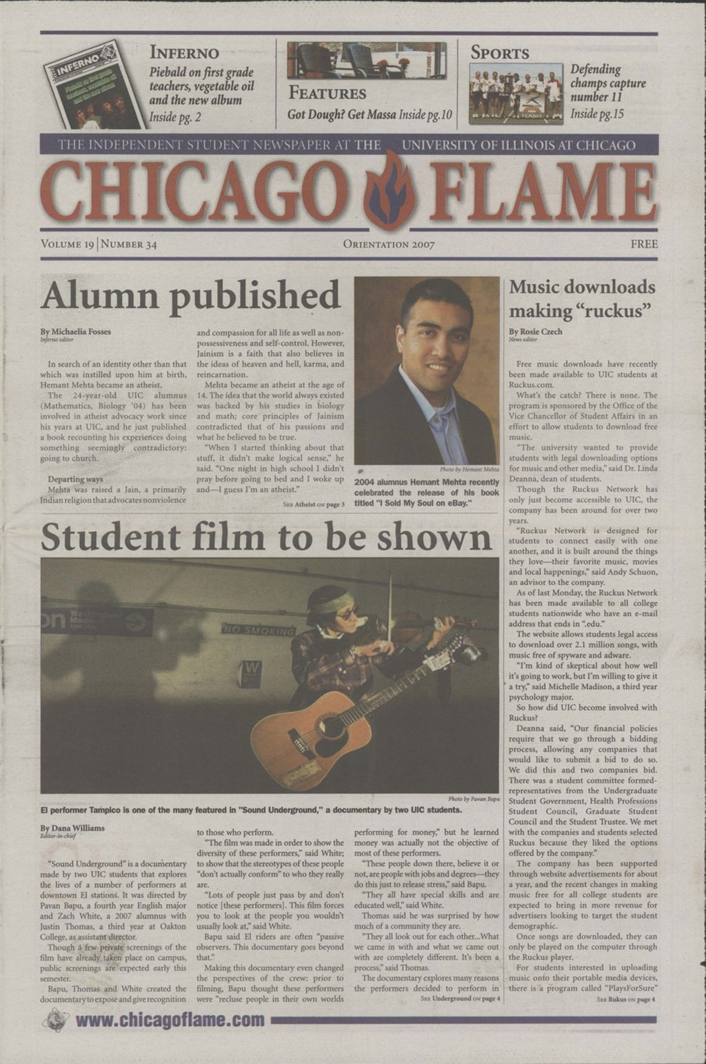 Miniature of Chicago Flame (Orientation, 2007)