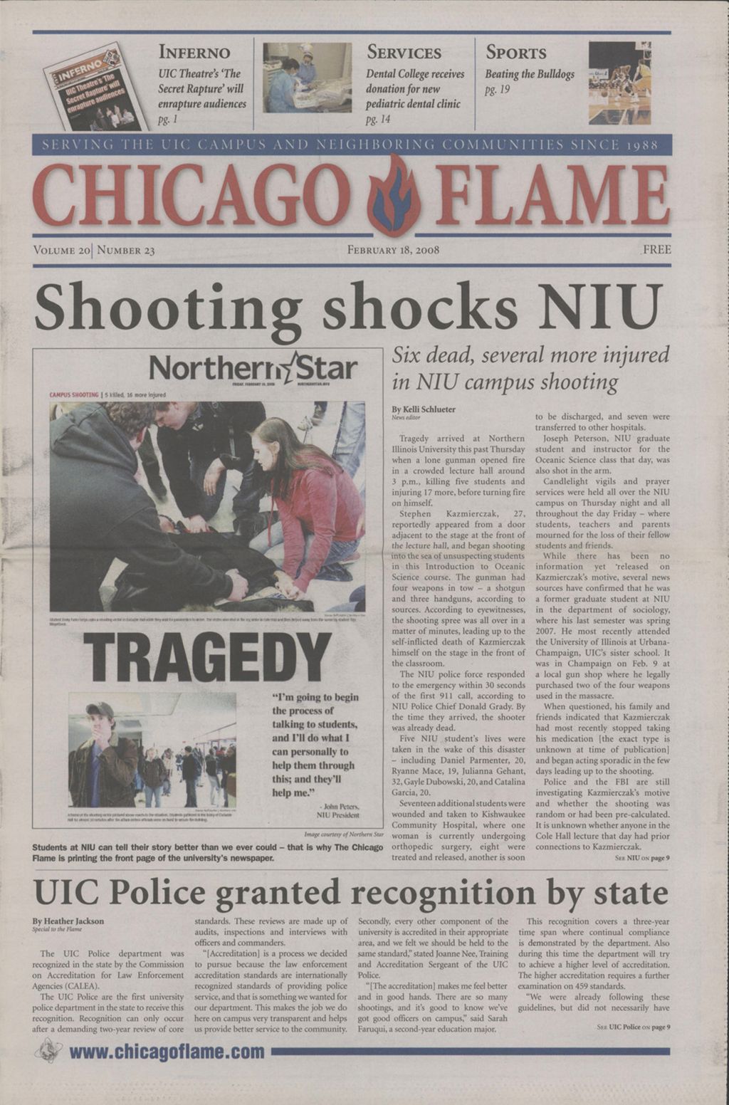 Chicago Flame (February 18, 2008)