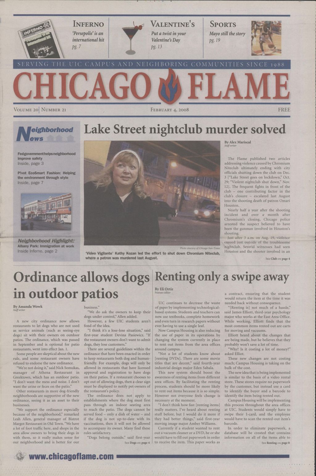 Chicago Flame (February 4, 2008)
