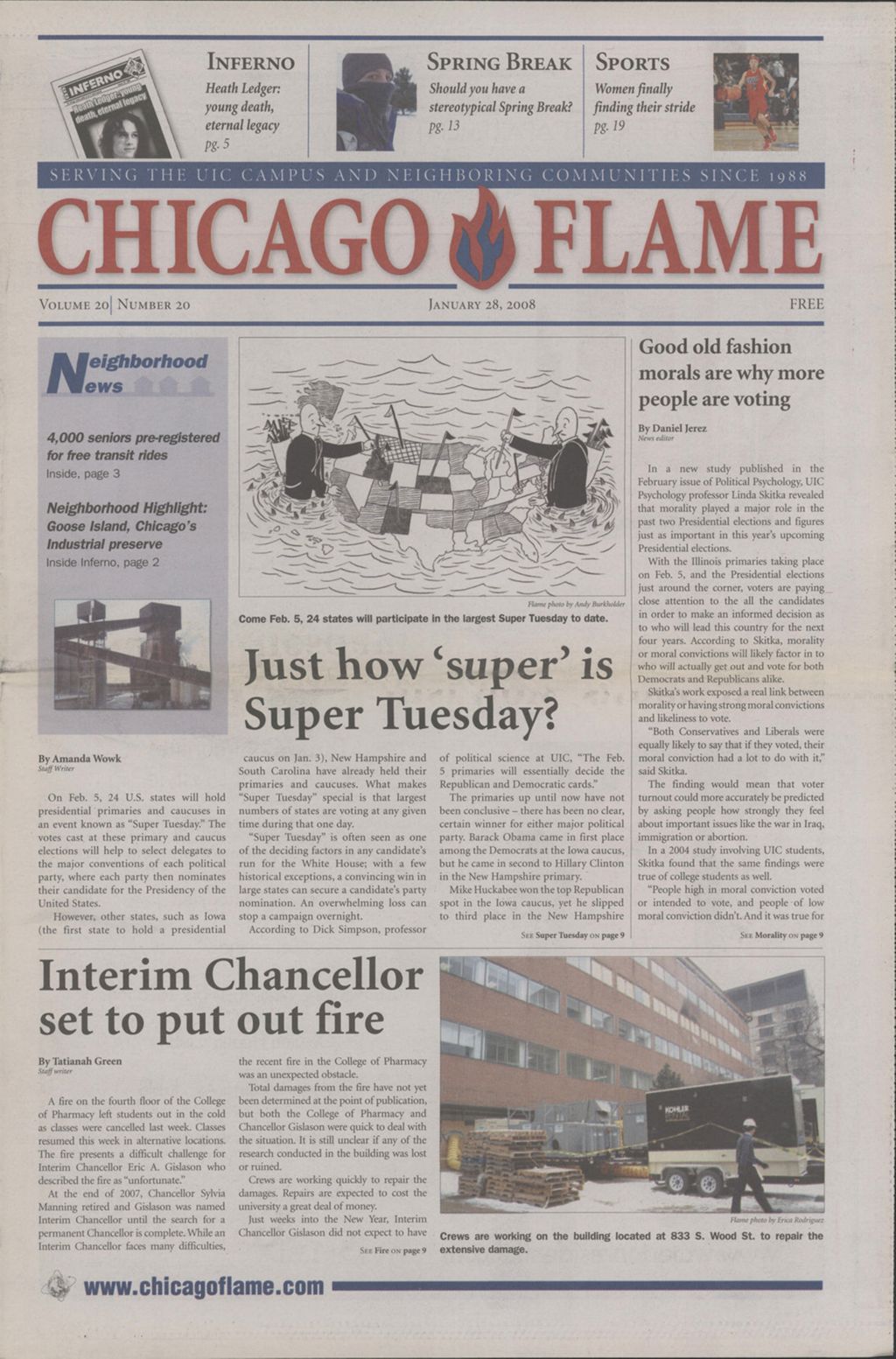 Chicago Flame (January 28, 2008)
