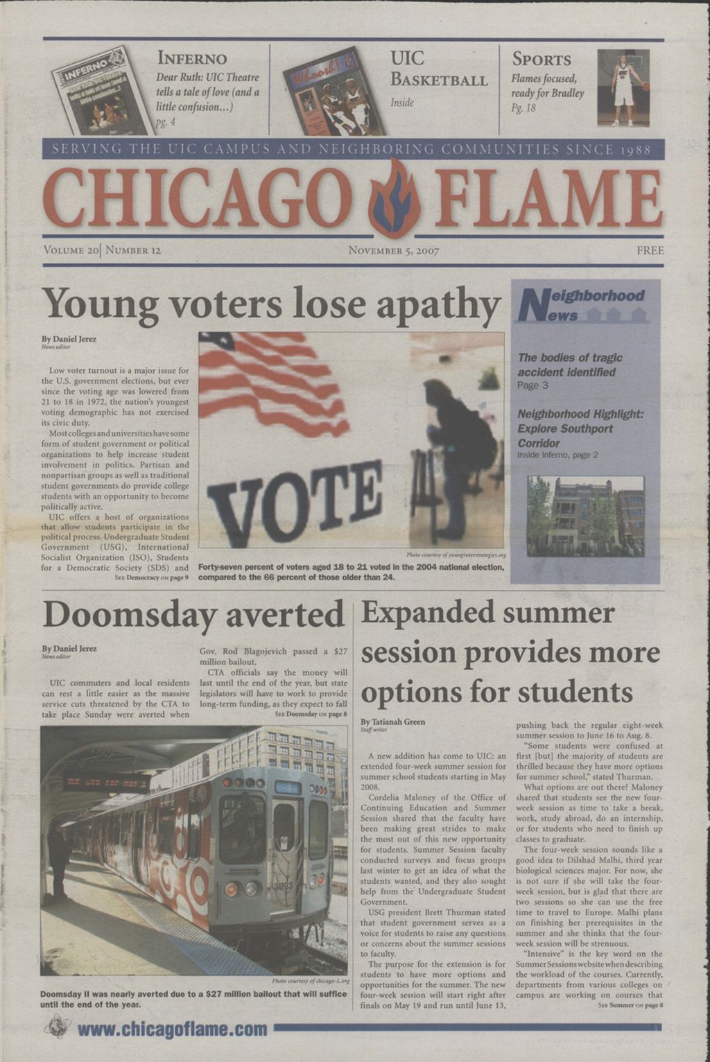 Miniature of Chicago Flame (November 5, 2007)