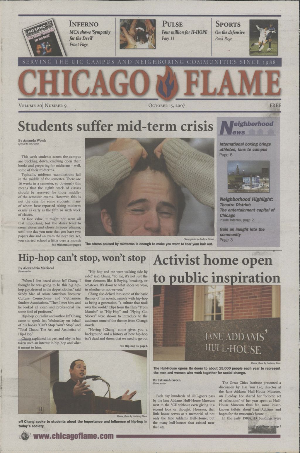 Chicago Flame (October 15, 2007)