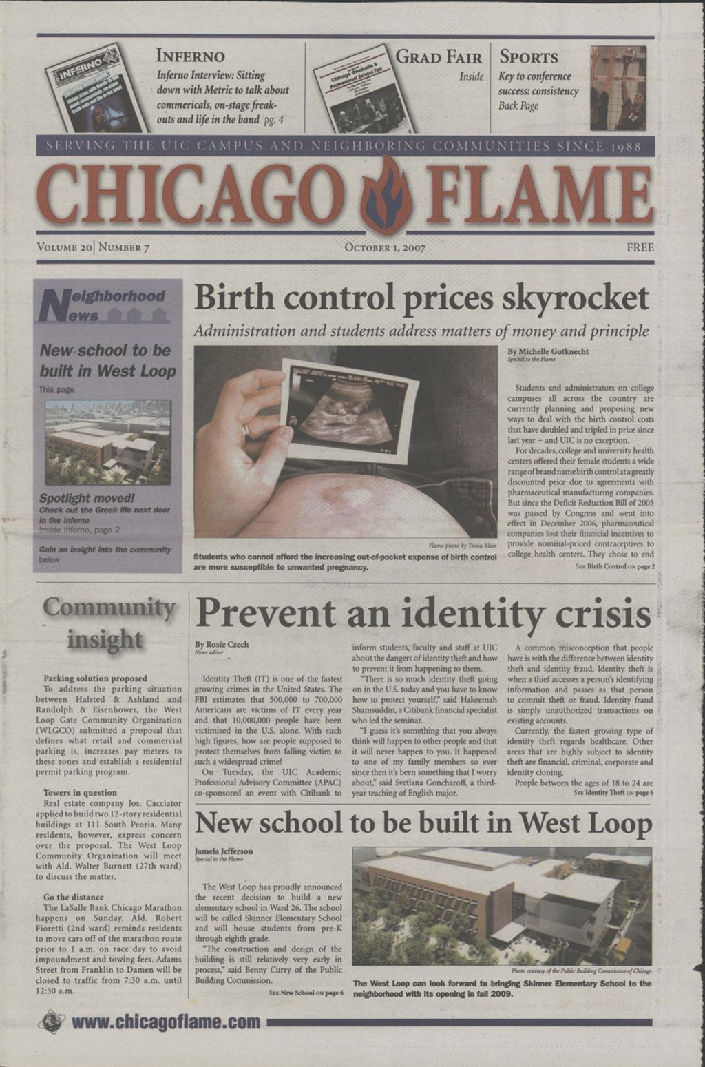 Miniature of Chicago Flame (October 1, 2007)