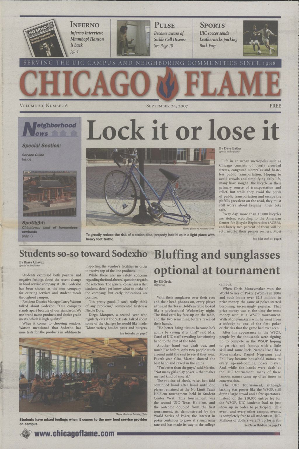 Chicago Flame (September 24, 2007)