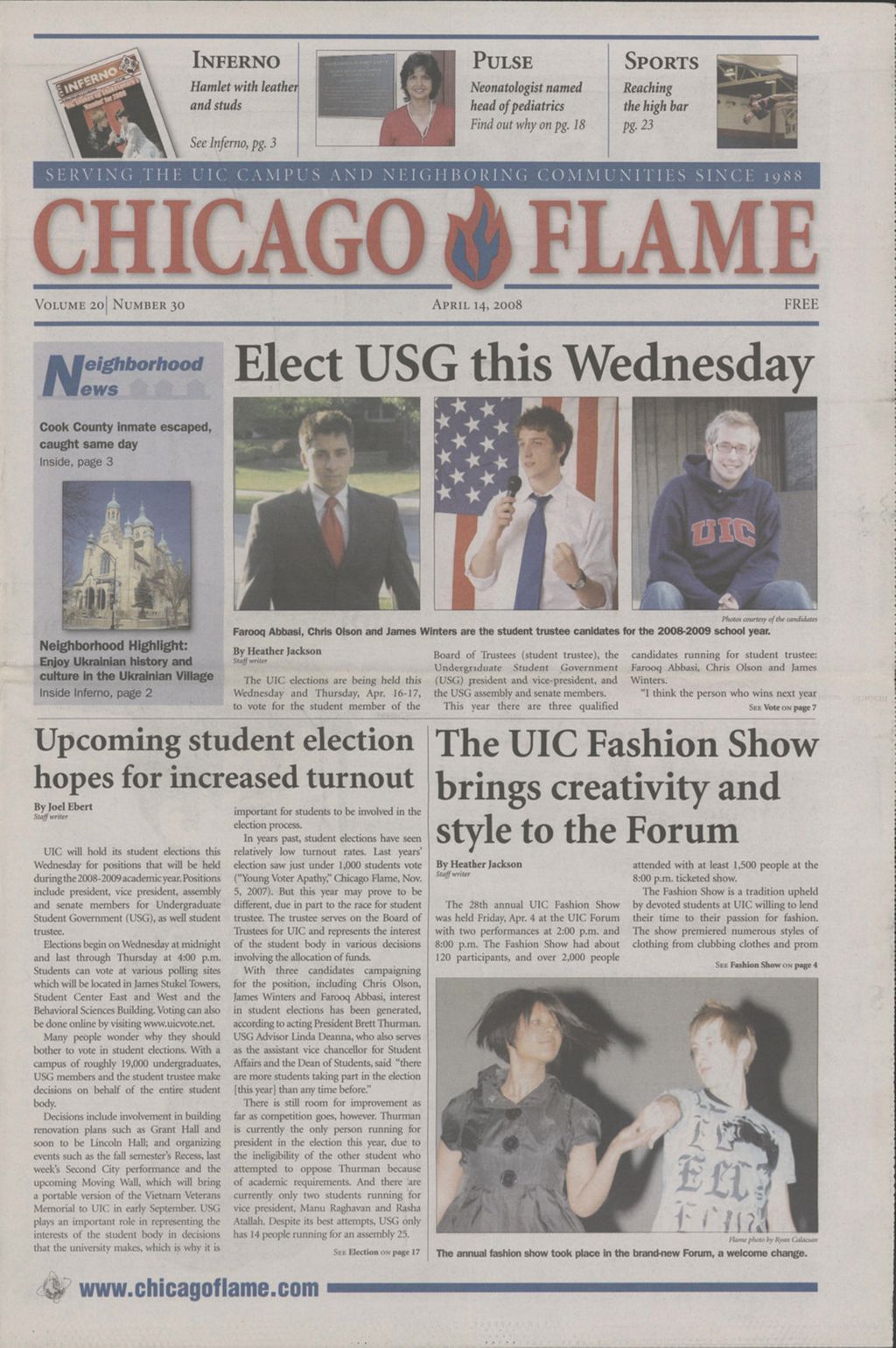 Chicago Flame (April 14, 2008)