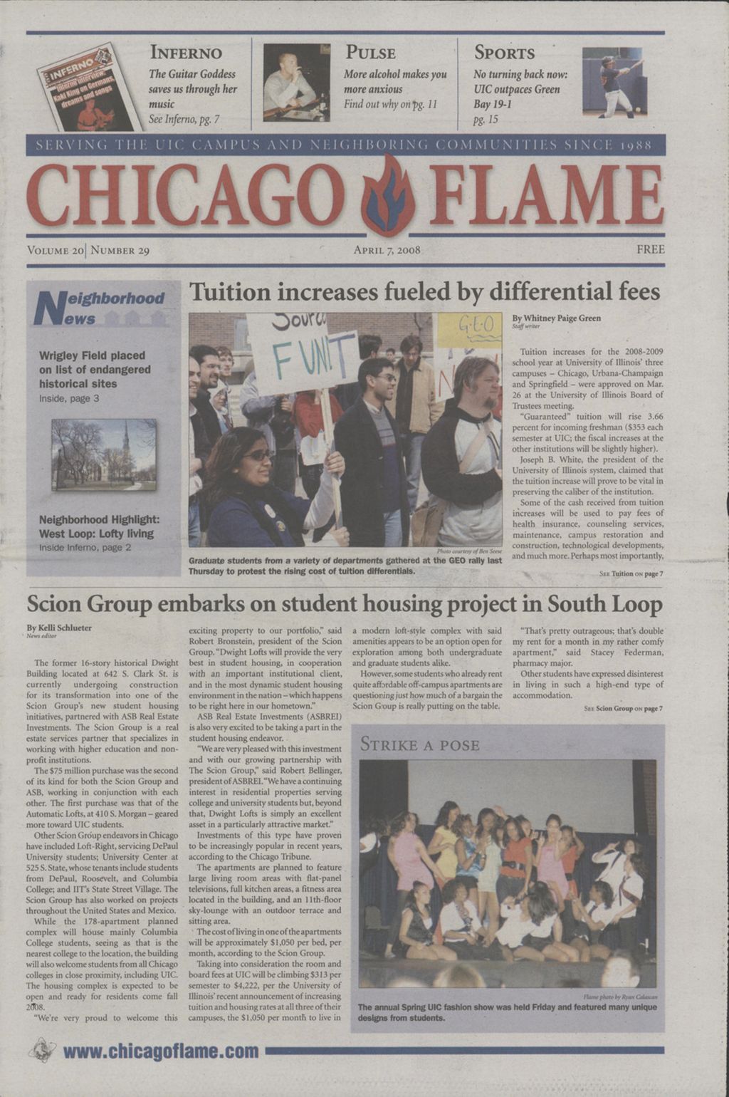 Chicago Flame (April 7, 2008)