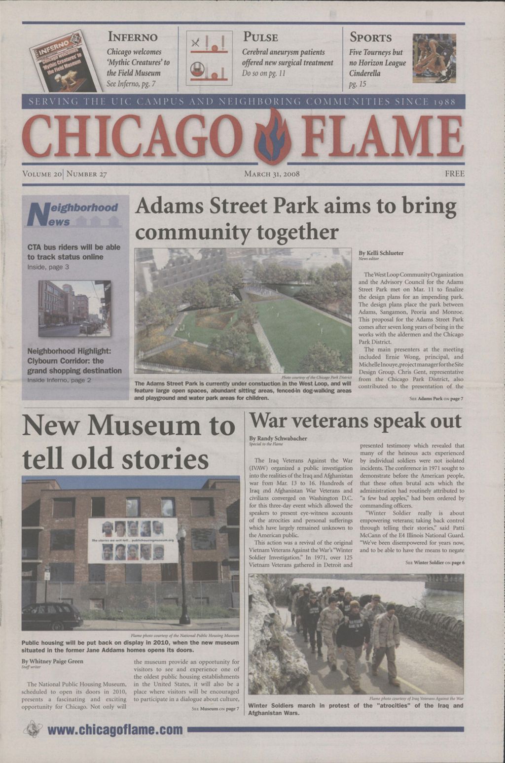 Chicago Flame (March 31, 2008)