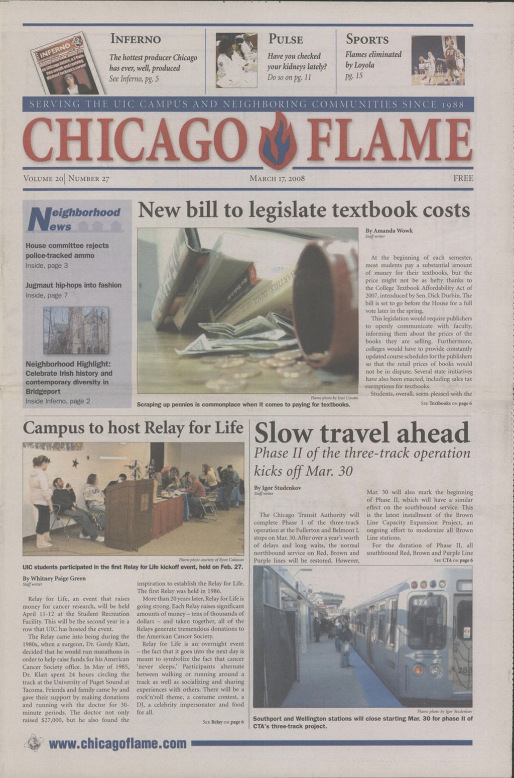 Chicago Flame (March 17, 2008)