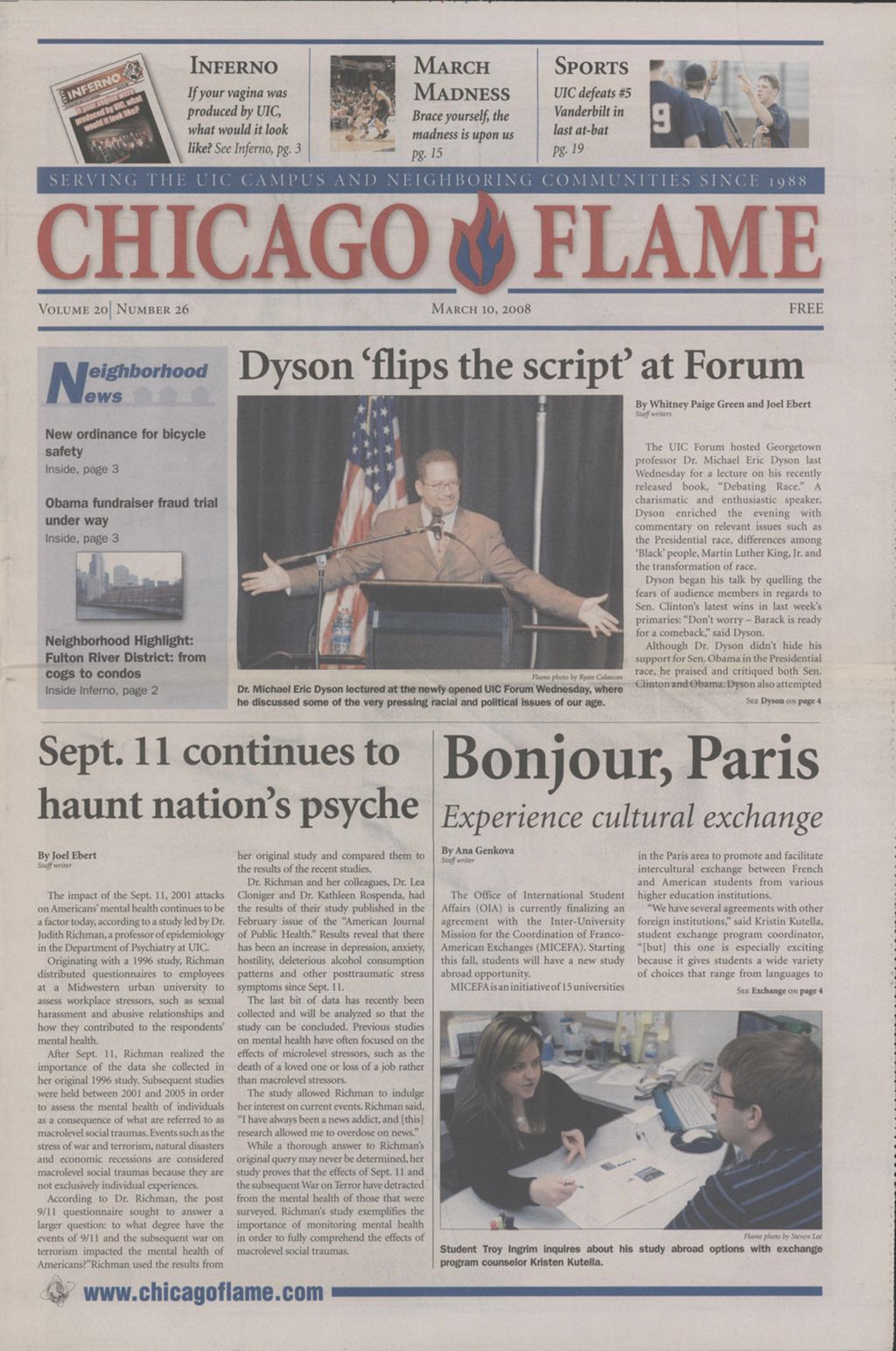 Chicago Flame (March 10, 2008)