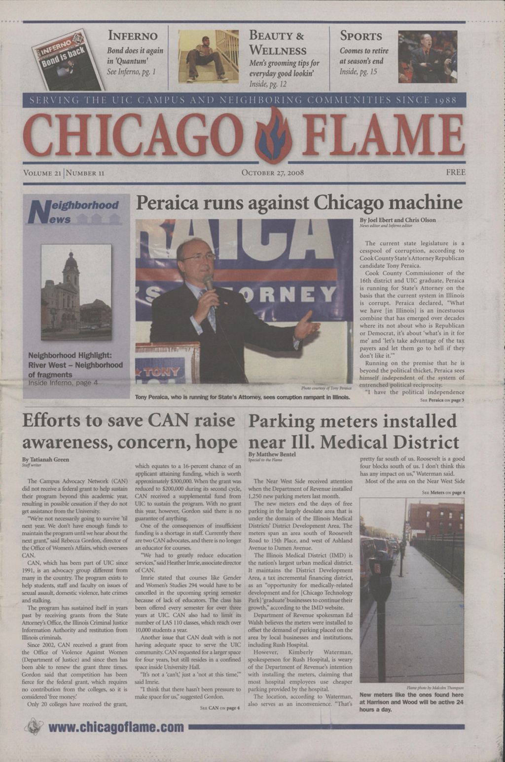 Chicago Flame (October 27, 2008)