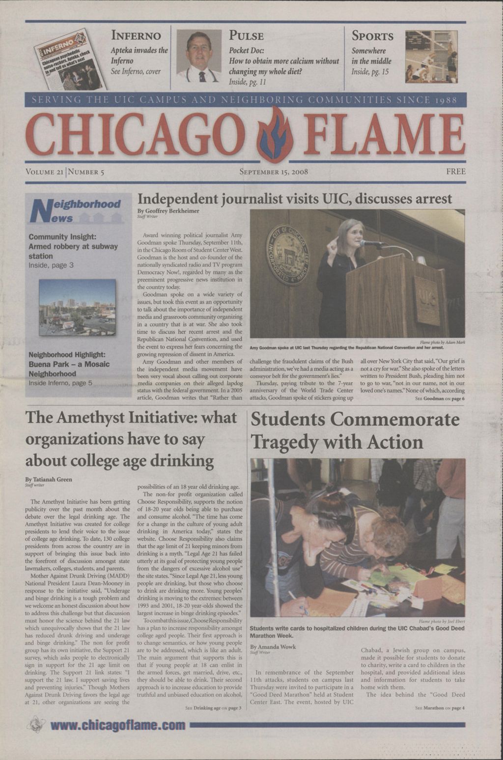 Miniature of Chicago Flame (September 15, 2008)