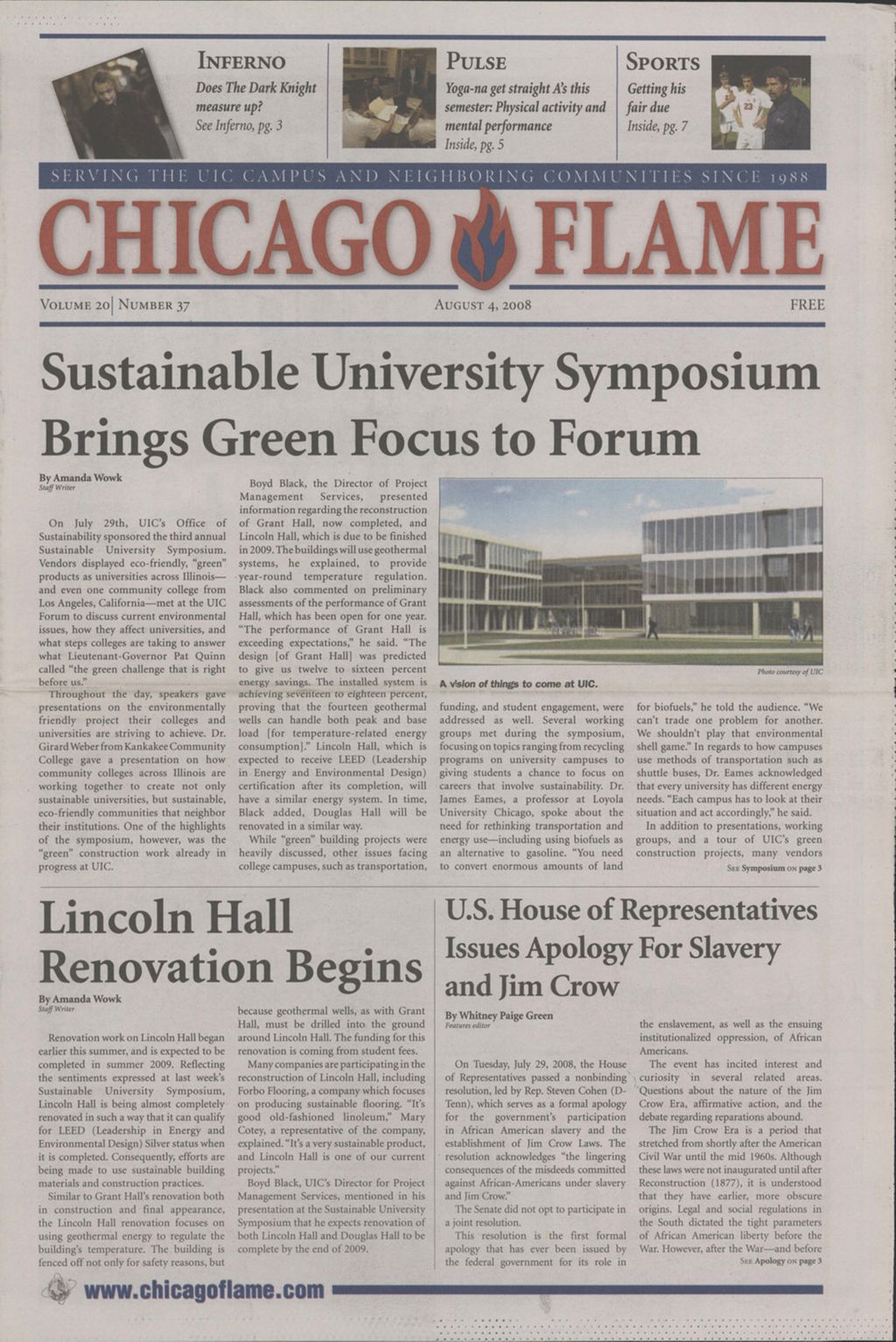 Miniature of Chicago Flame (August 4, 2008)