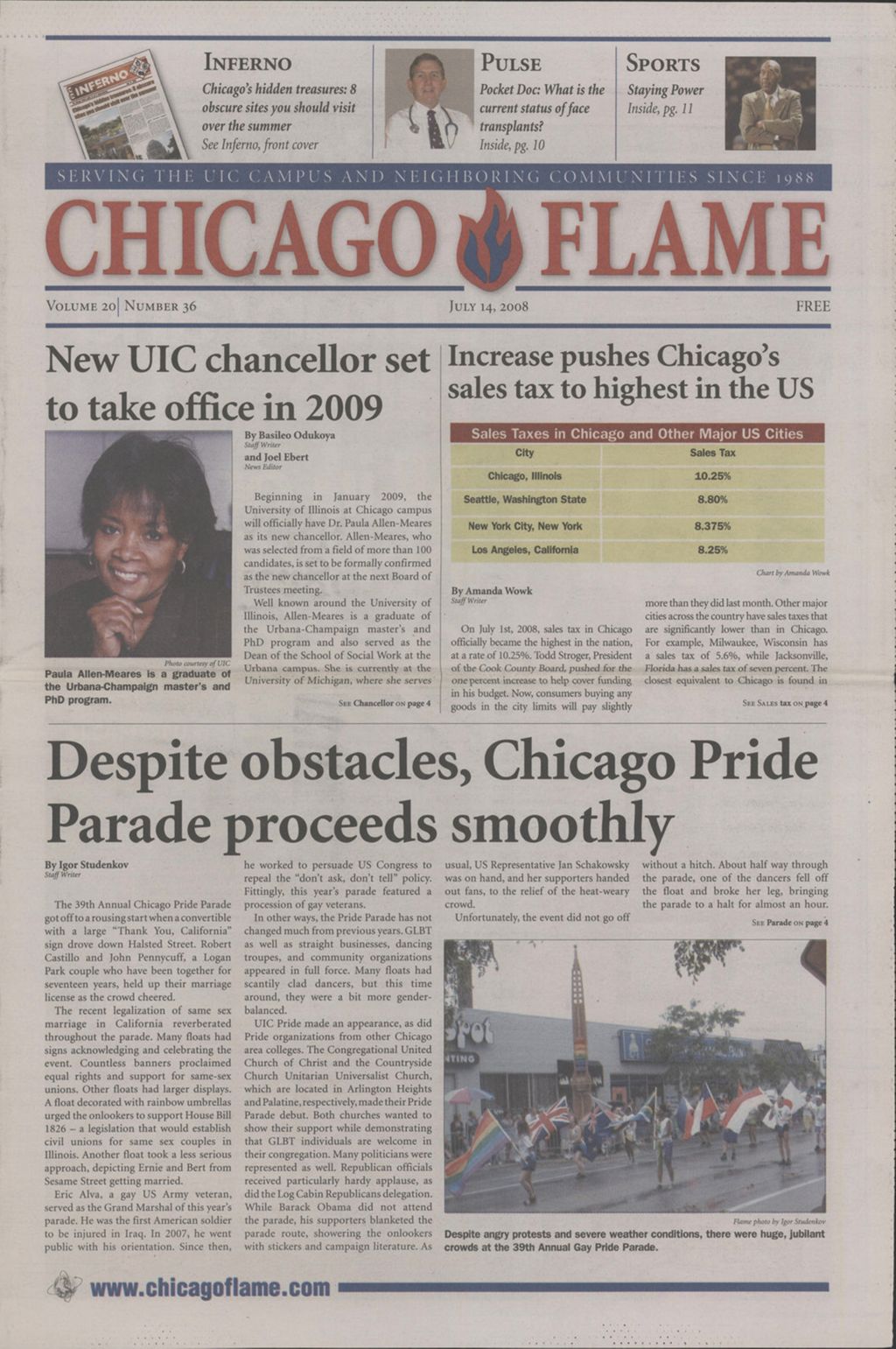 Chicago Flame (July 14, 2008)