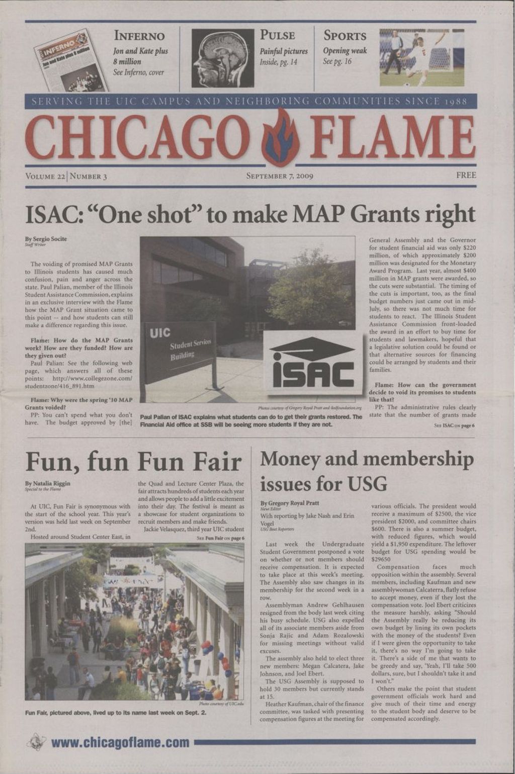 Chicago Flame (September 7, 2009)