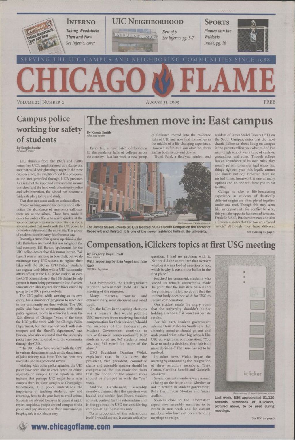 Chicago Flame (August 31, 2009)