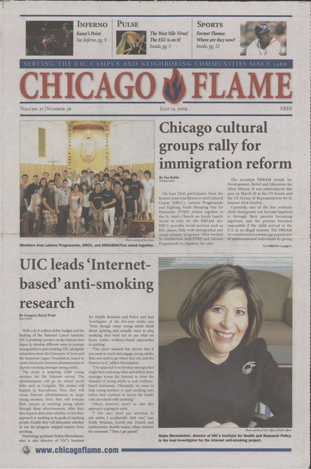 Miniature of Chicago Flame (July 13, 2009)