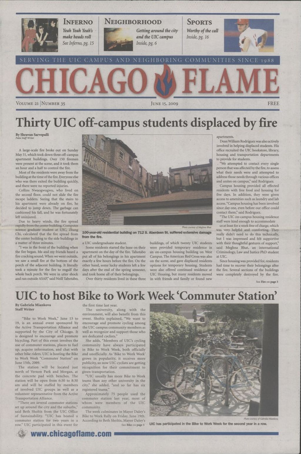 Chicago Flame (June 15, 2009)