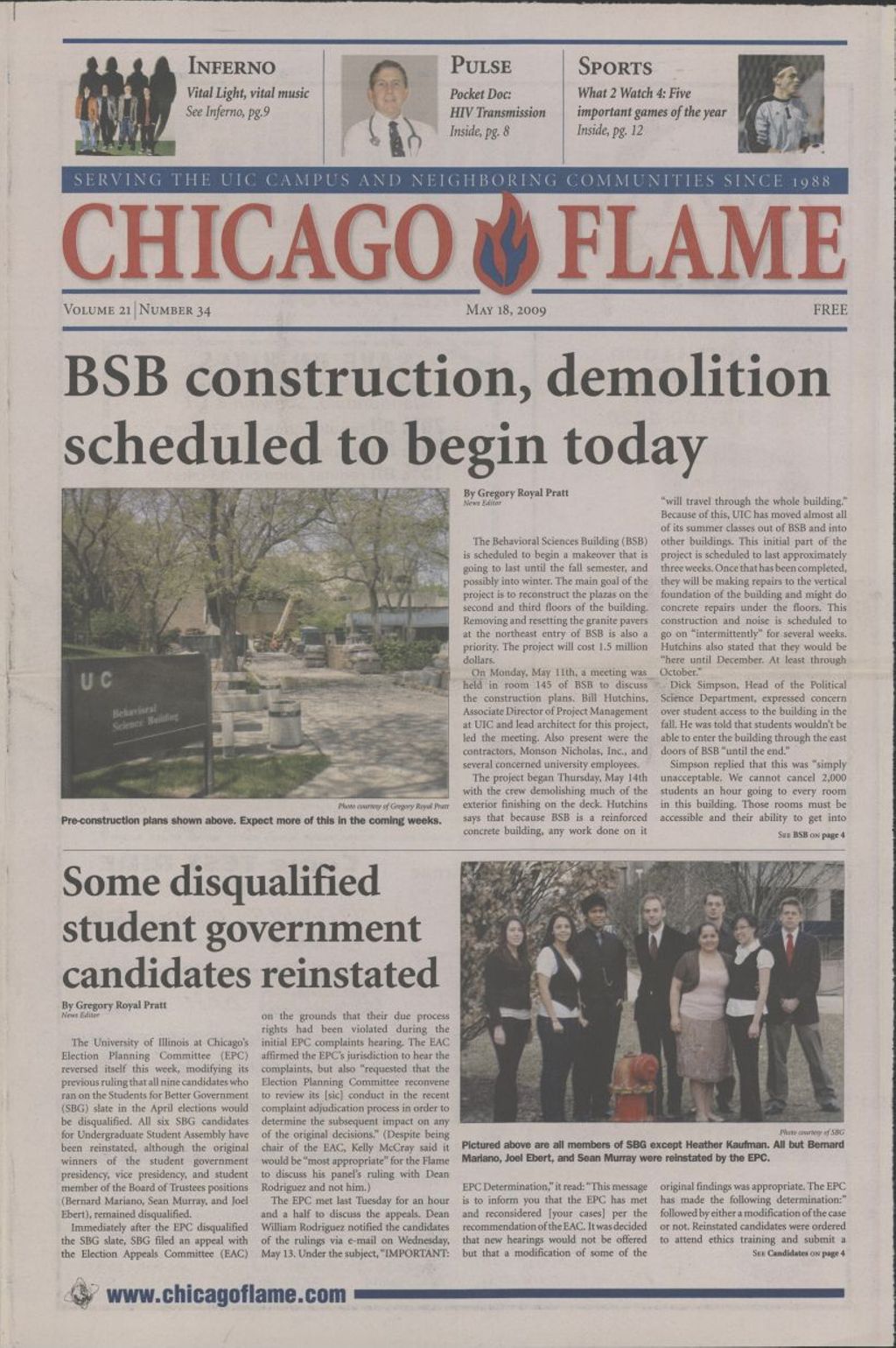Miniature of Chicago Flame (May 18, 2009)