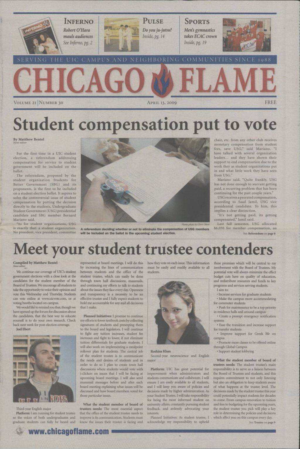 Miniature of Chicago Flame (April 13, 2009)