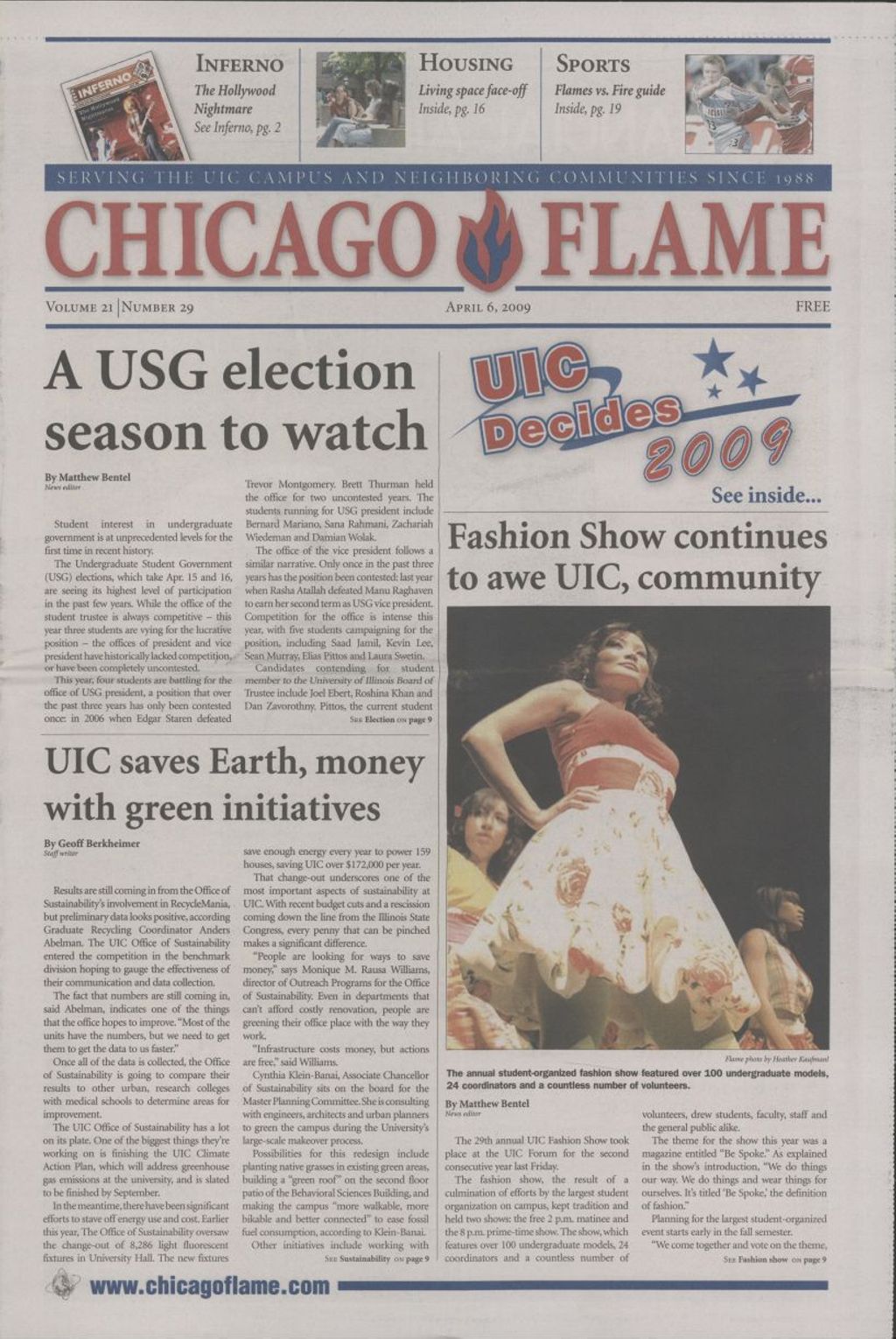 Chicago Flame (April 6, 2009)