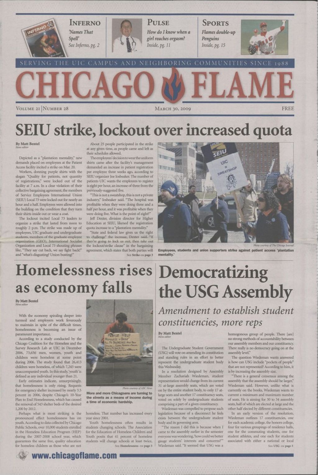 Chicago Flame (March 30, 2009)