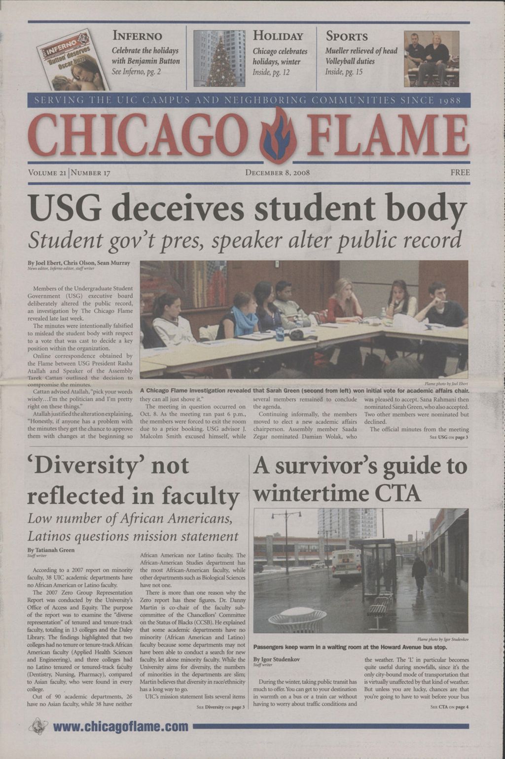 Chicago Flame (December 8, 2008)