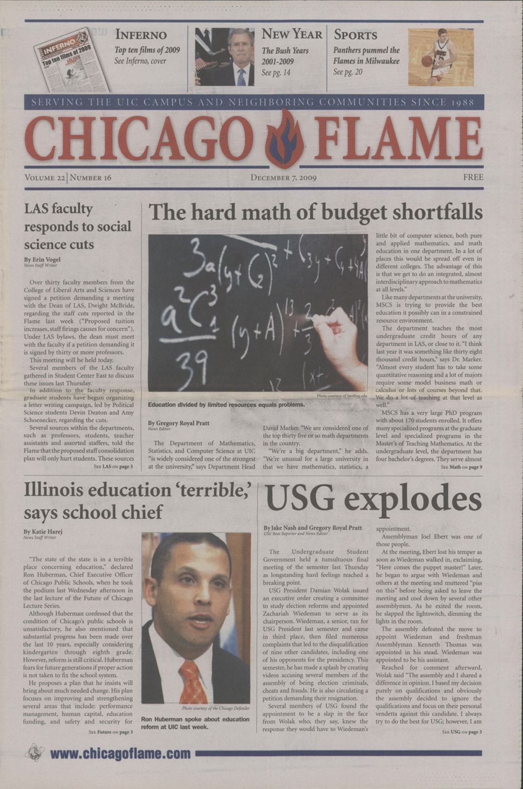 Chicago Flame (December 7, 2009)