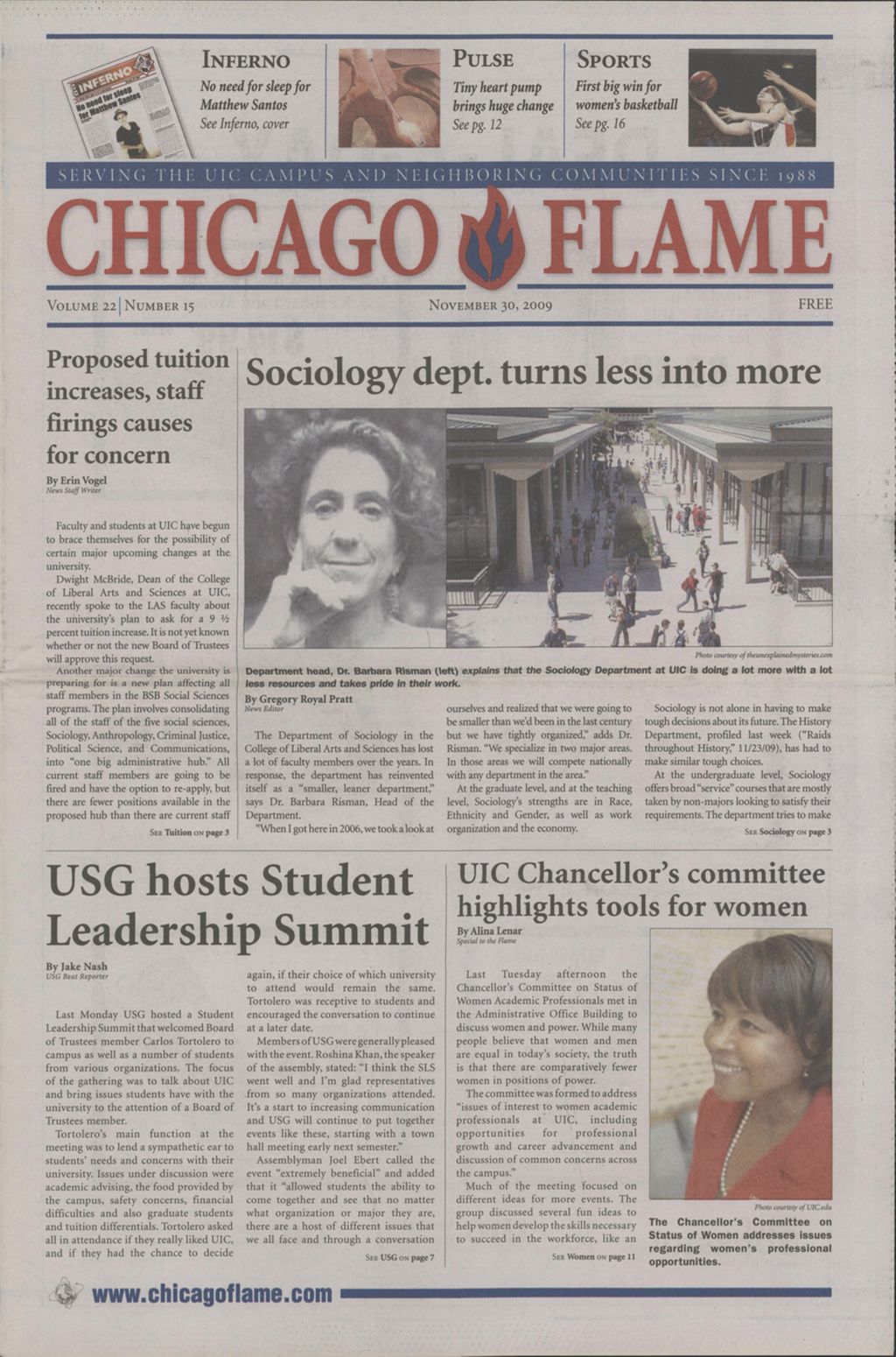 Miniature of Chicago Flame (November 30, 2009)