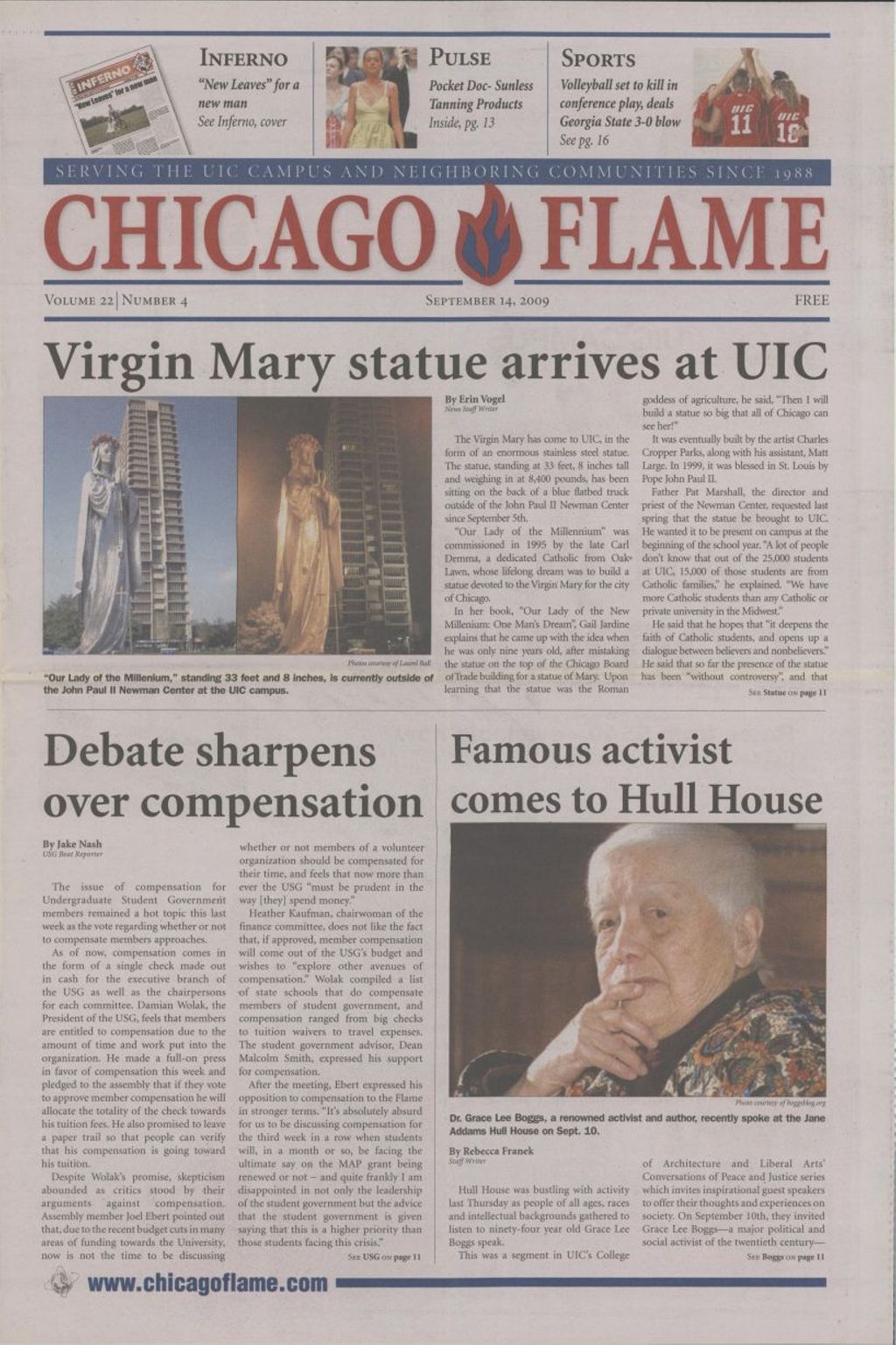 Chicago Flame (September 14, 2009)