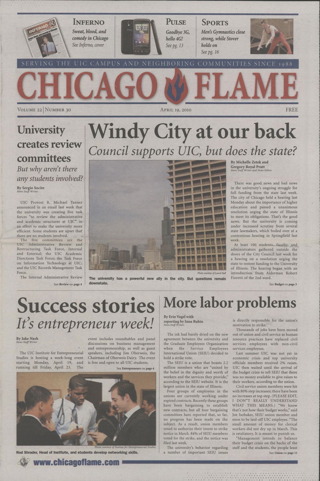 Chicago Flame (April 19, 2010)