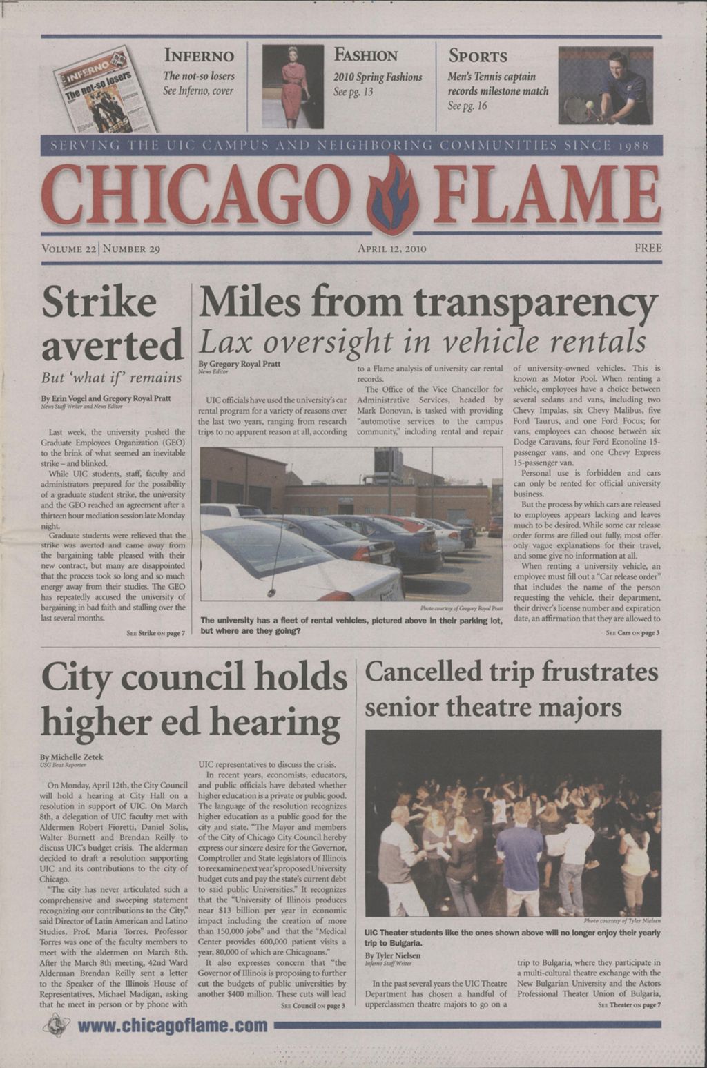 Chicago Flame (April 12, 2010)