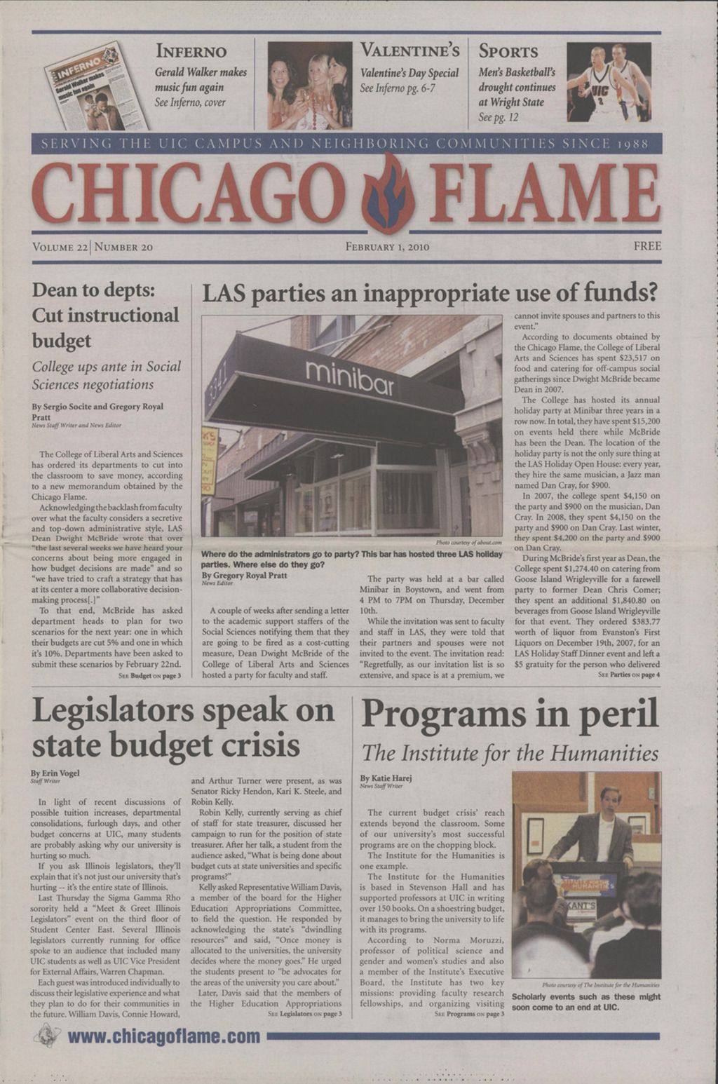 Chicago Flame (February 1, 2010)