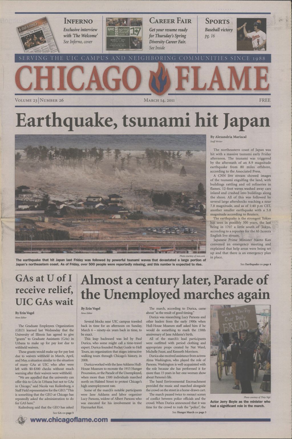 Chicago Flame (March 14, 2011)