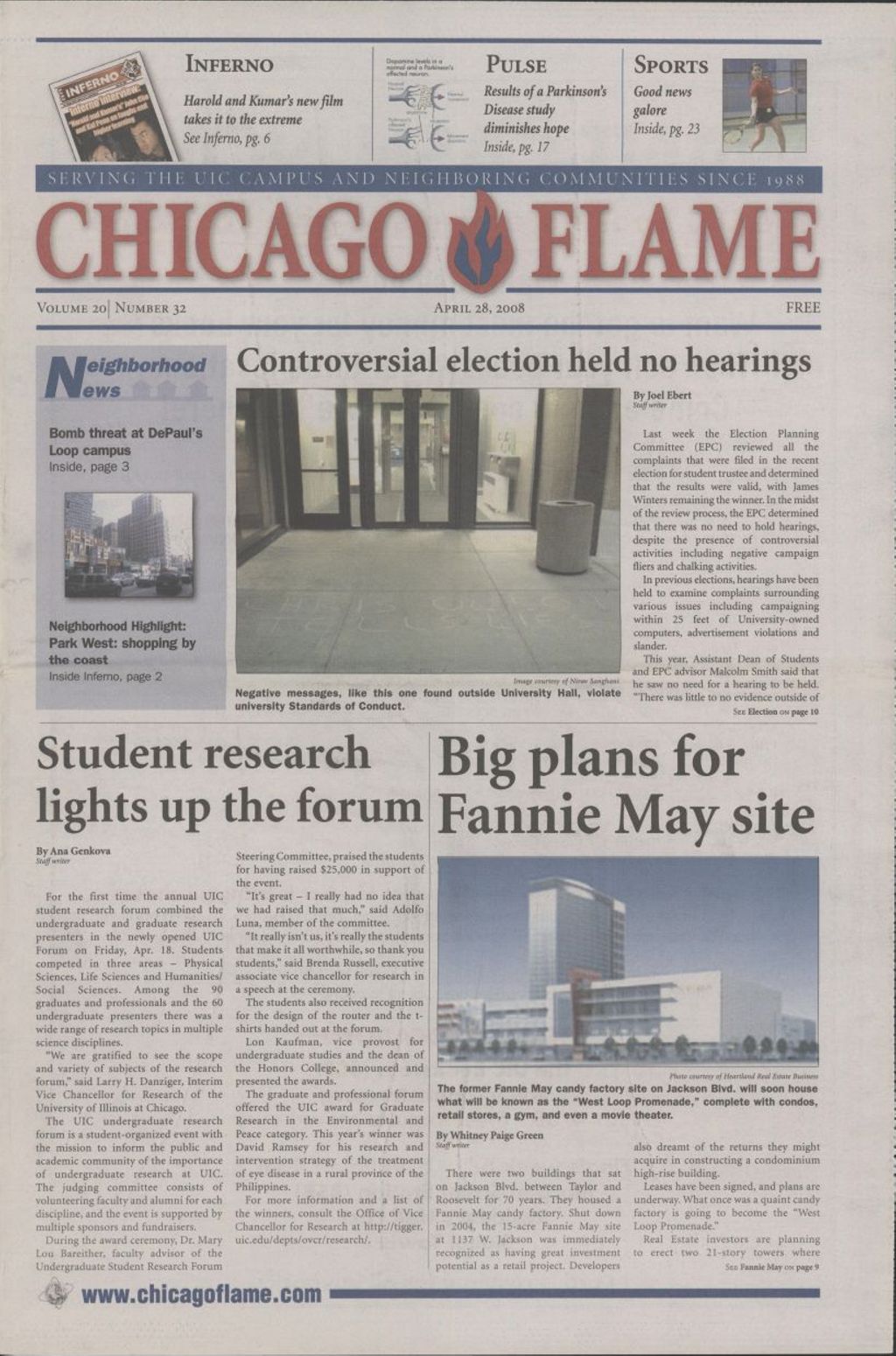 Chicago Flame (April 28, 2008)