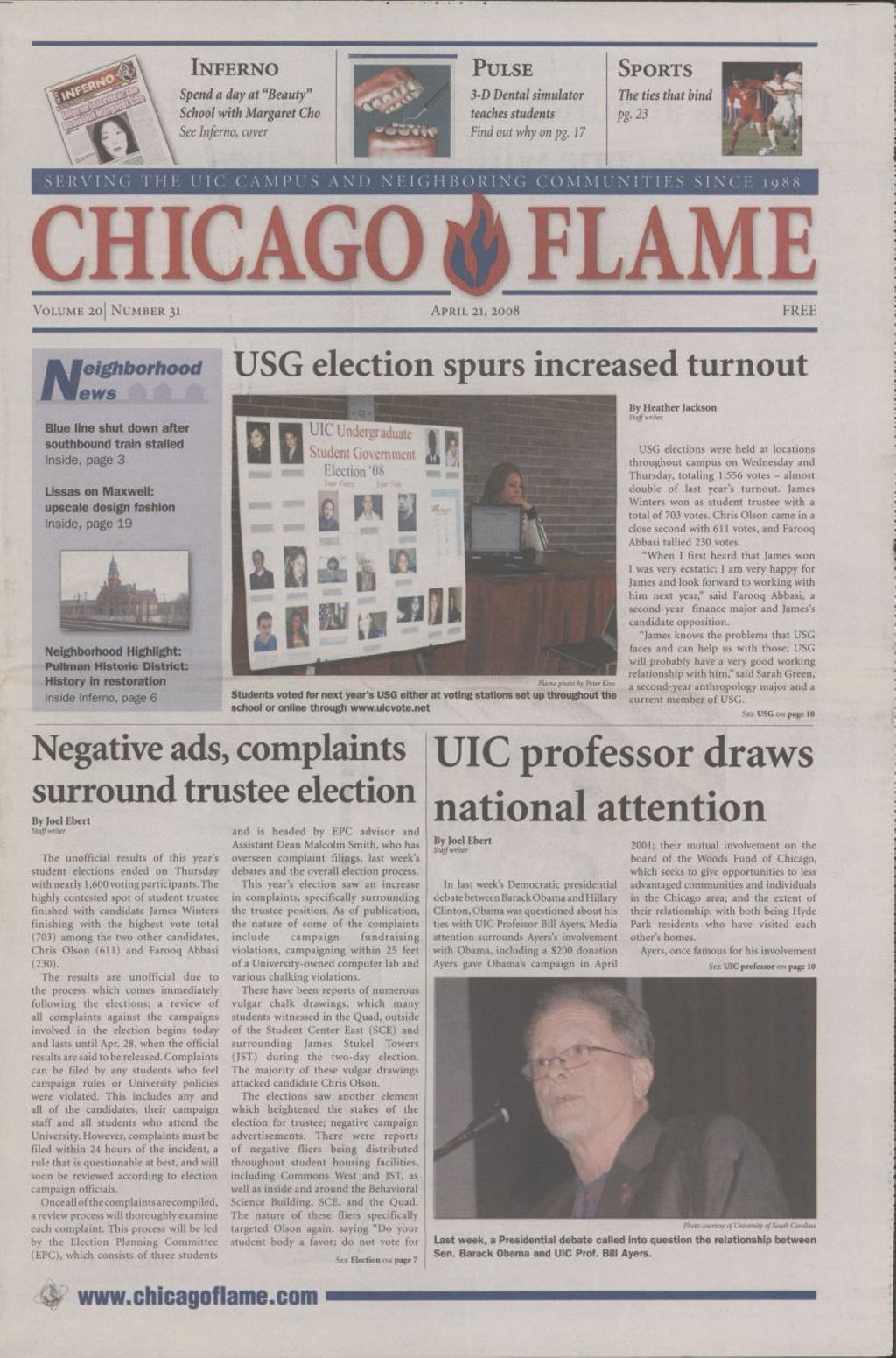 Chicago Flame (April 21, 2008)