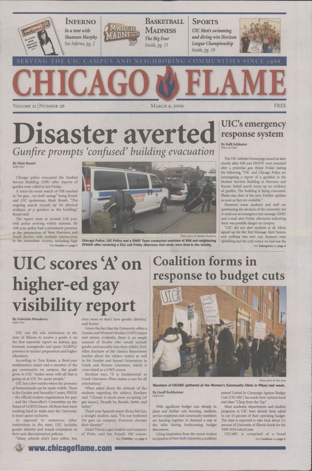 Chicago Flame (March 9, 2009)