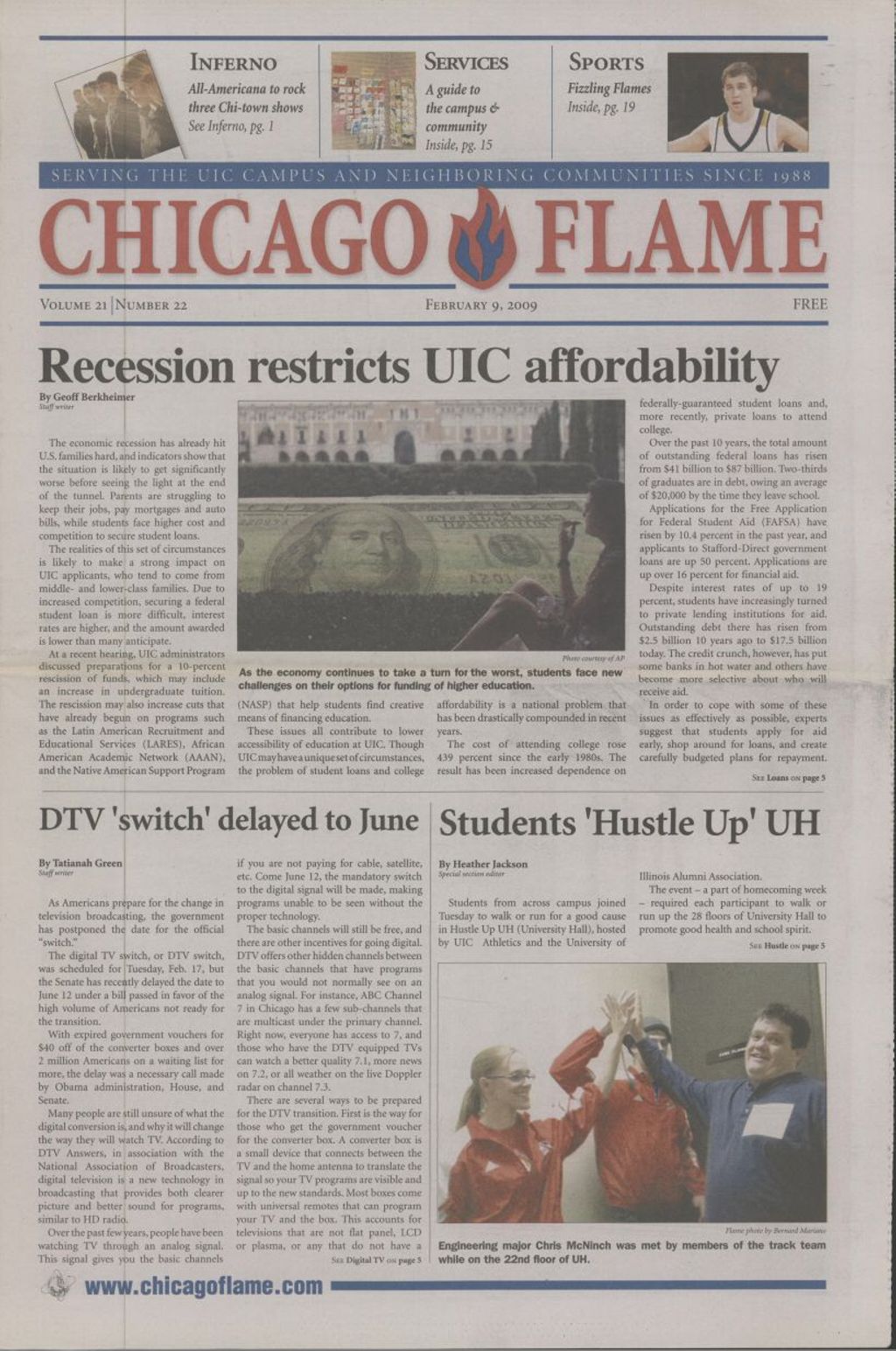 Chicago Flame (February 9, 2009)