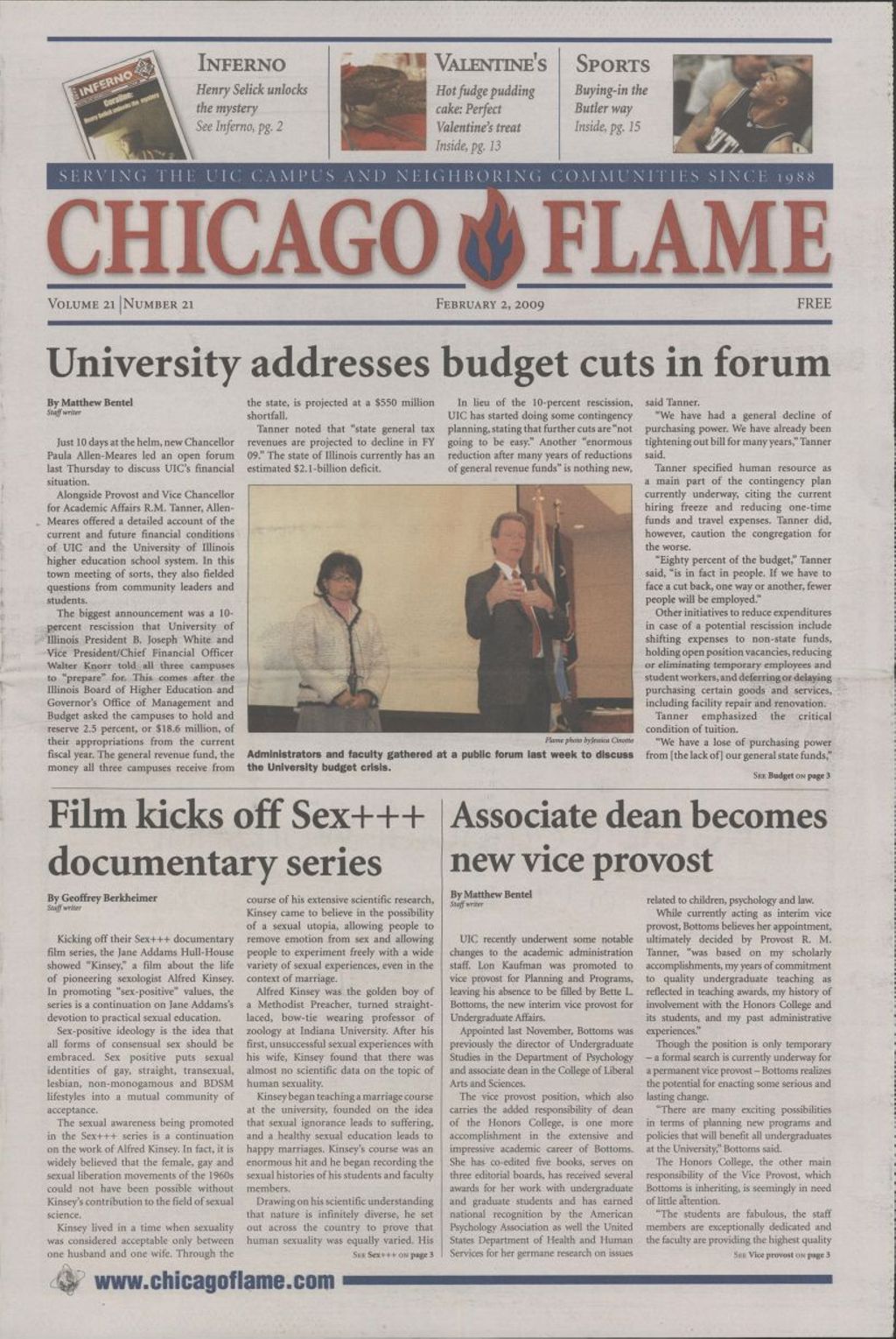 Chicago Flame (February 2, 2009)