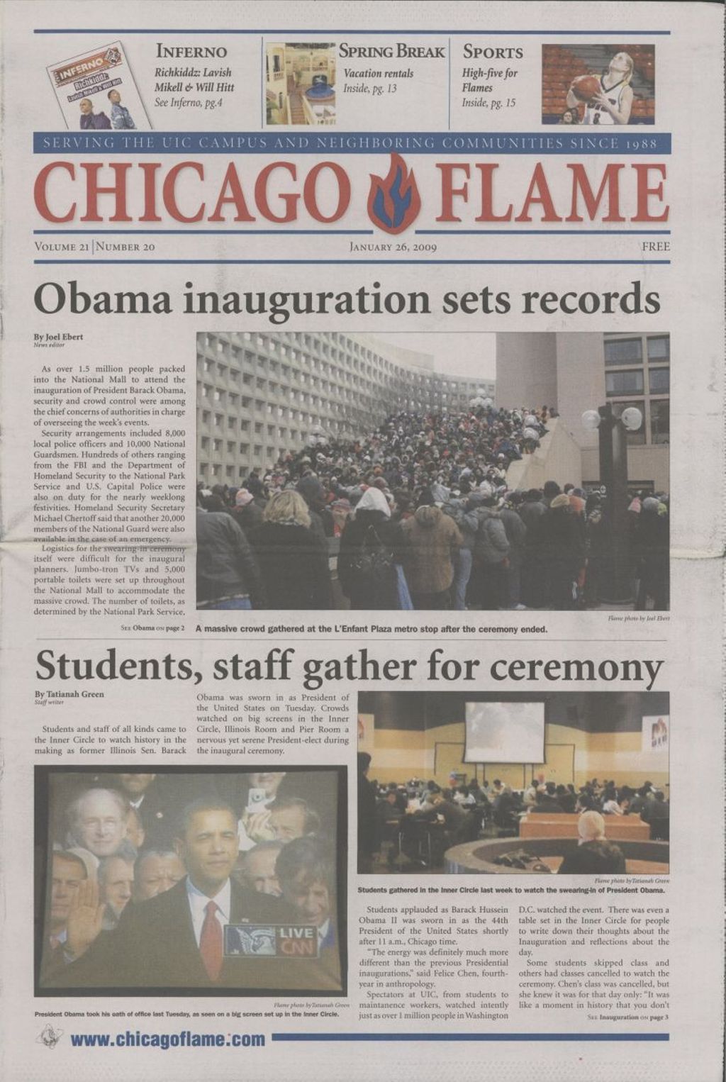 Miniature of Chicago Flame (January 26, 2009)