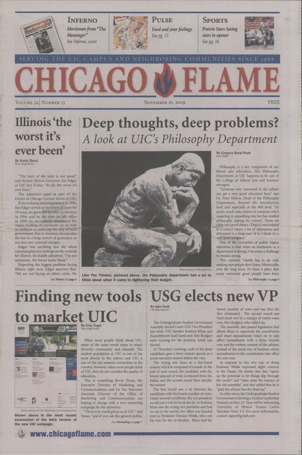 Chicago Flame (November 16, 2009)