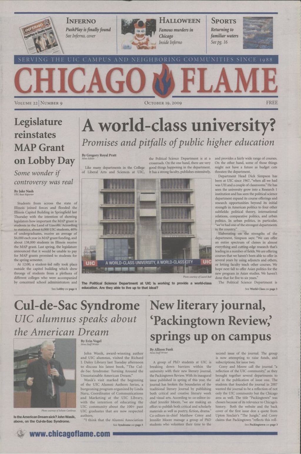 Miniature of Chicago Flame (October 19, 2009)