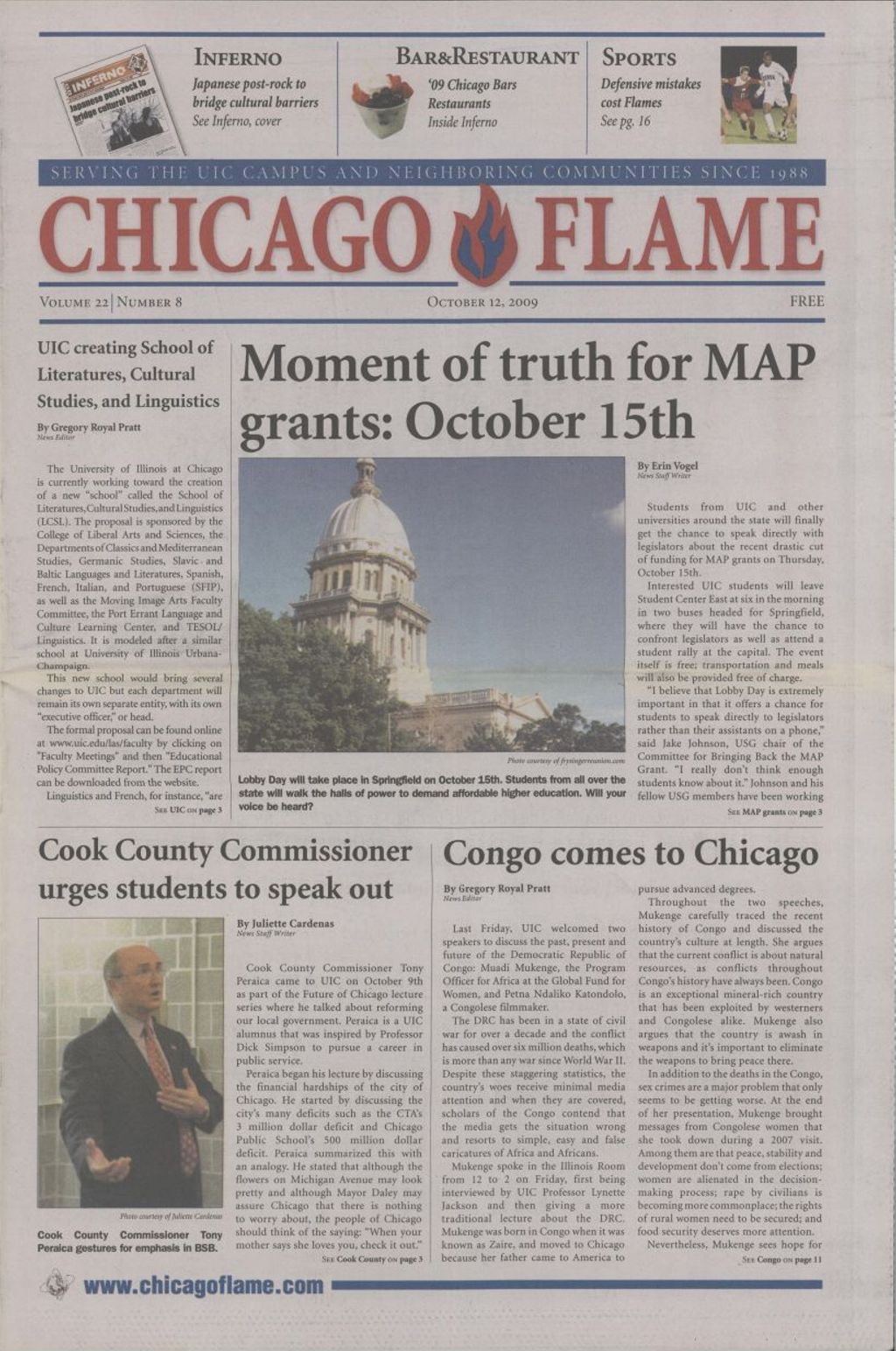 Miniature of Chicago Flame (October 12, 2009)