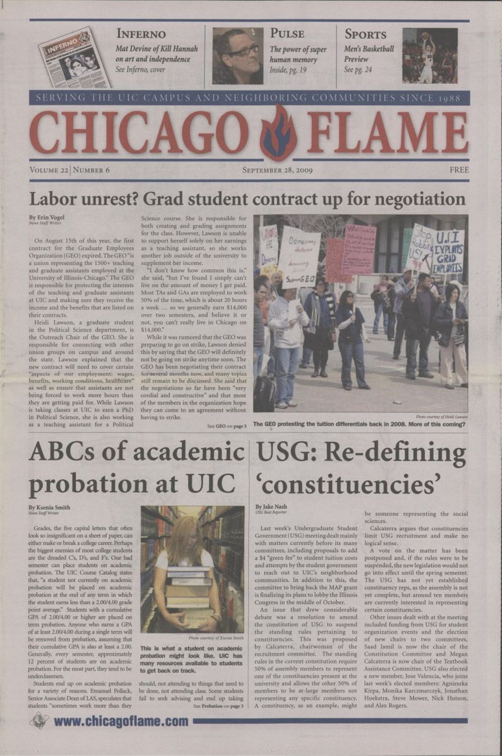 Chicago Flame (September 28, 2009)
