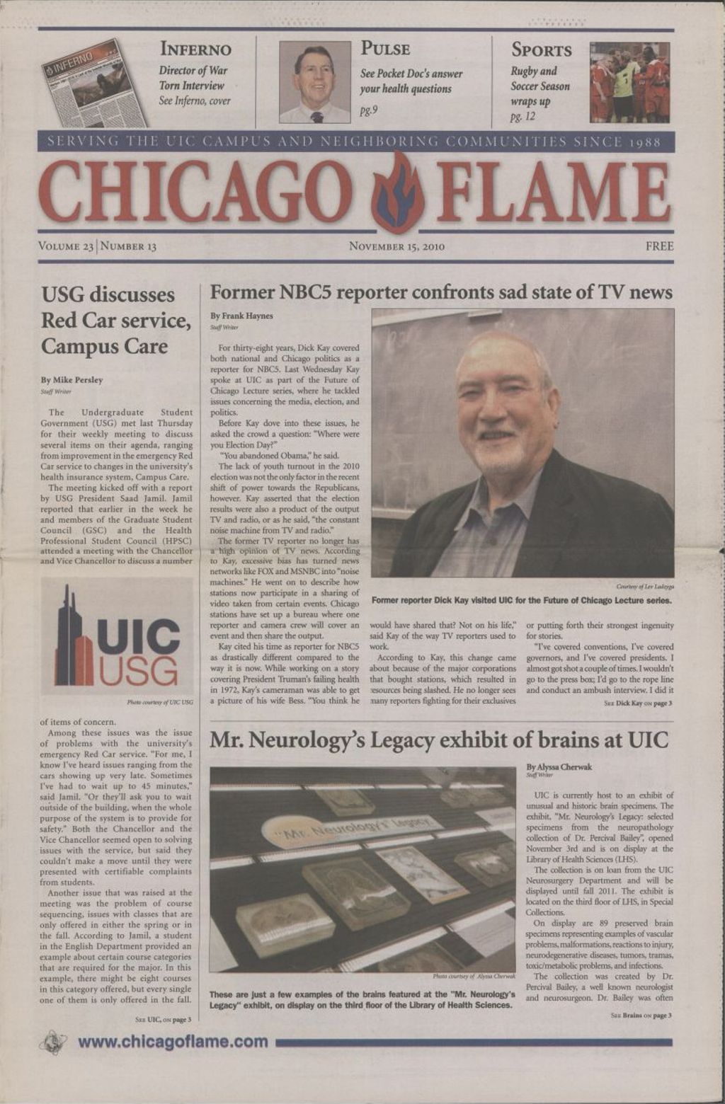 Chicago Flame (November 15, 2010)