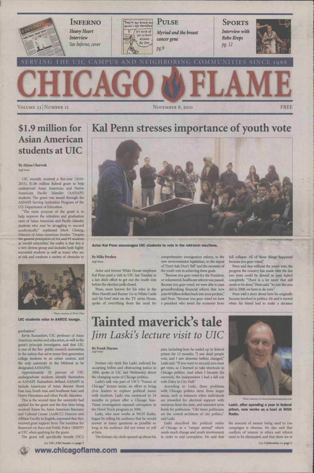 Chicago Flame (November 8, 2010)