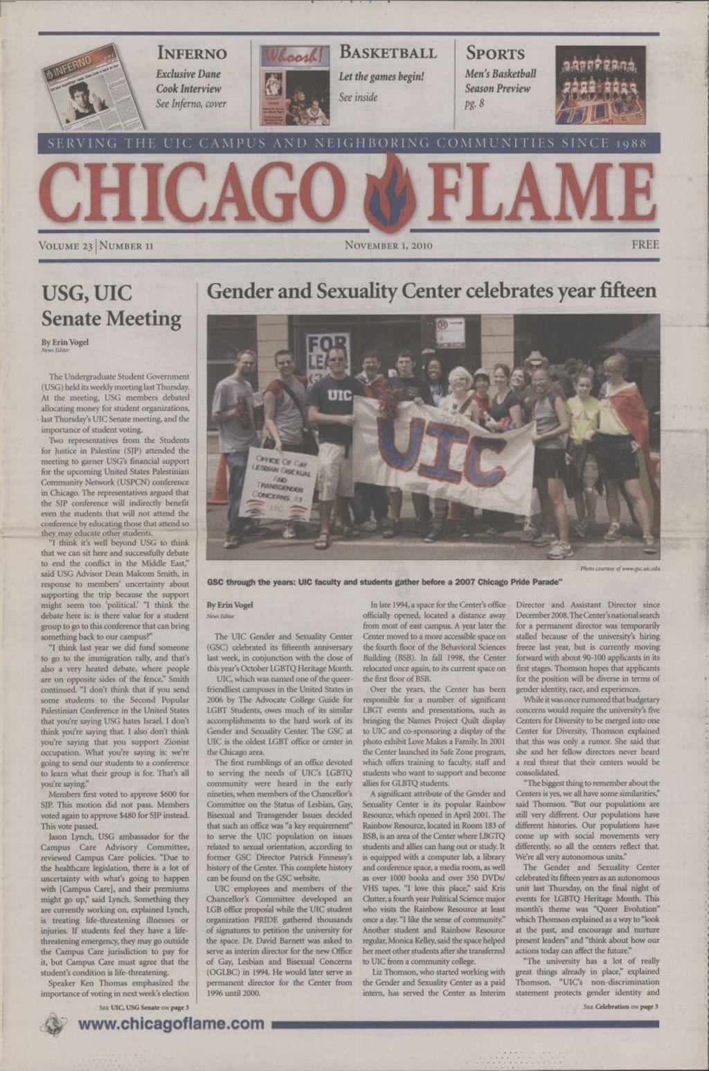 Chicago Flame (November 1, 2010)