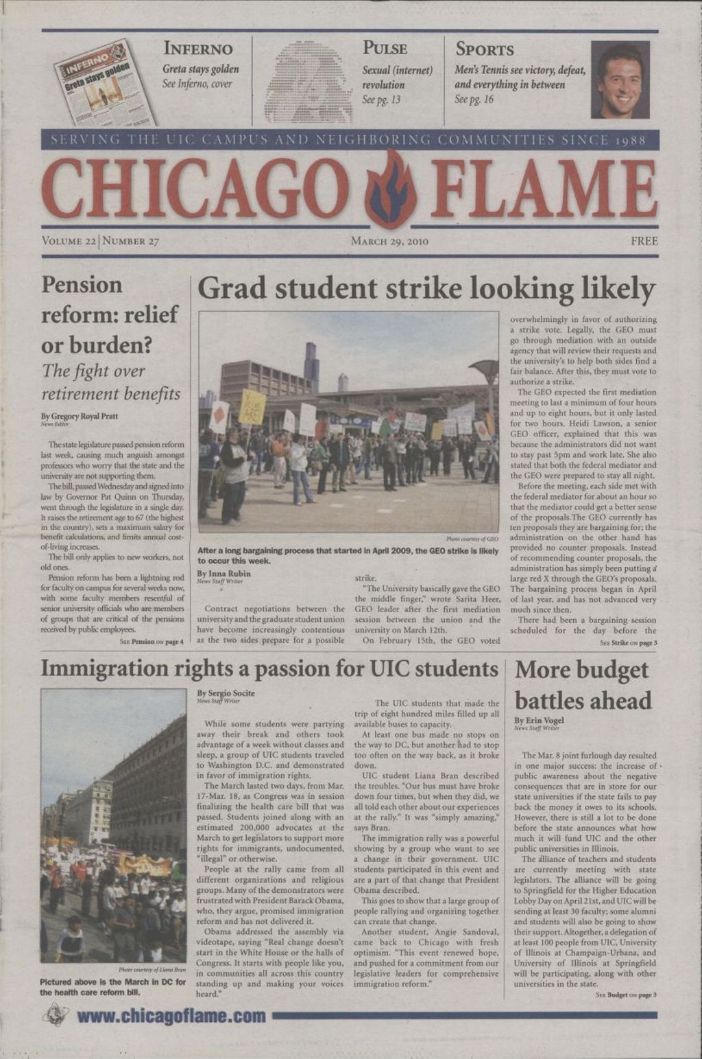 Chicago Flame (March 29, 2010)